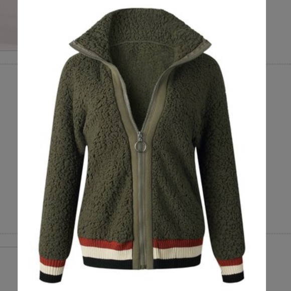 Yokodea Jackets & Blazers - Yokodea Fleece Retro Style Jacket